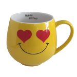 ماگ سرامیکی فشن و شیک مدل happy کد 1047